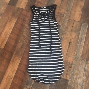 Black and white striped dress super cute